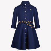 Ralph Lauren Filles Robe Navy