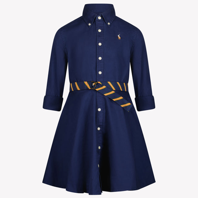 Ralph Lauren Chicas Vestido Navy