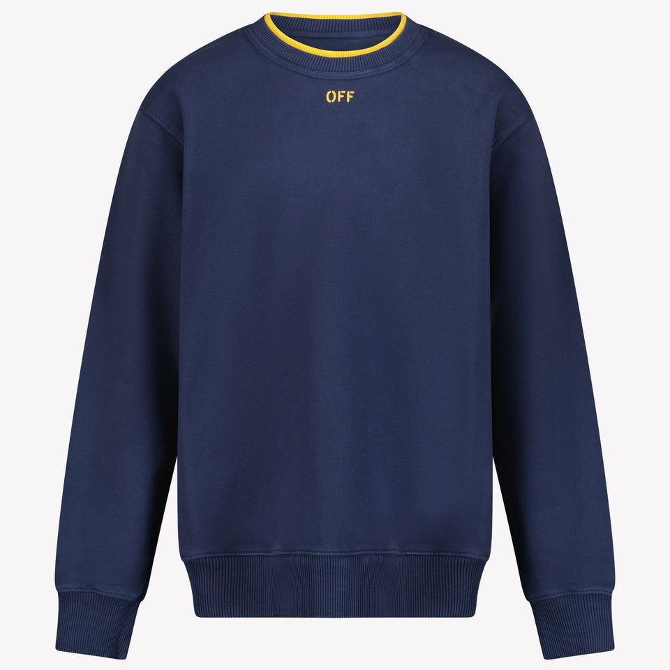 Off-White Enfant Garçons Pull Navy