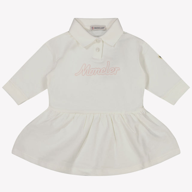 Moncler Baby Mädchen Kleid Weiß