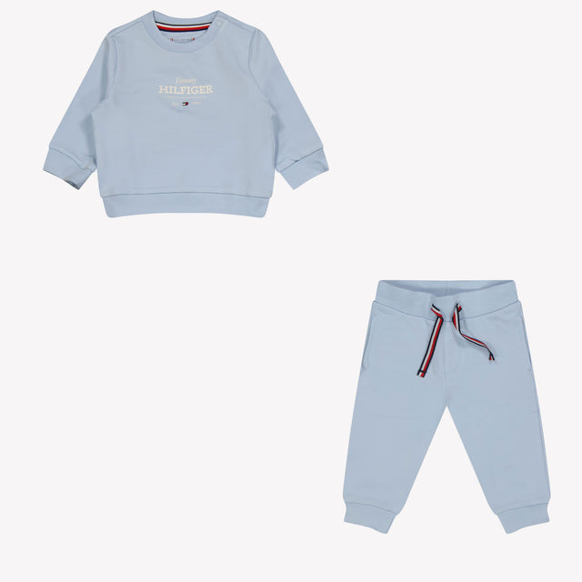 Tommy Hilfiger Bébé Unisexe Costume de jogging Bleu Clair