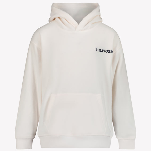 Tommy Hilfiger Unisex Suéter Blanco Roto