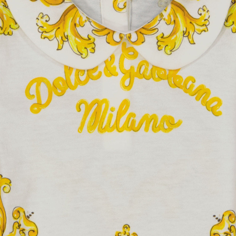 Dolce & Gabbana Baby Meisjes Boxpakje Geel