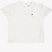 Tommy Hilfiger Bébé Filles T-shirt Blanc