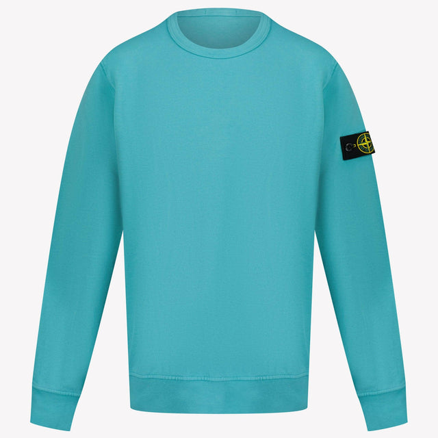 Stone Island Kinder Jongens Trui In Turquoise