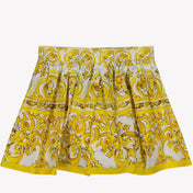 Dolce & Gabbana Baby Girls falda amarillo