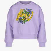 Kenzo Kids Chicas suéter lilas