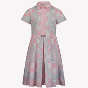 Versace para niñas para niños Vestido rosa claro