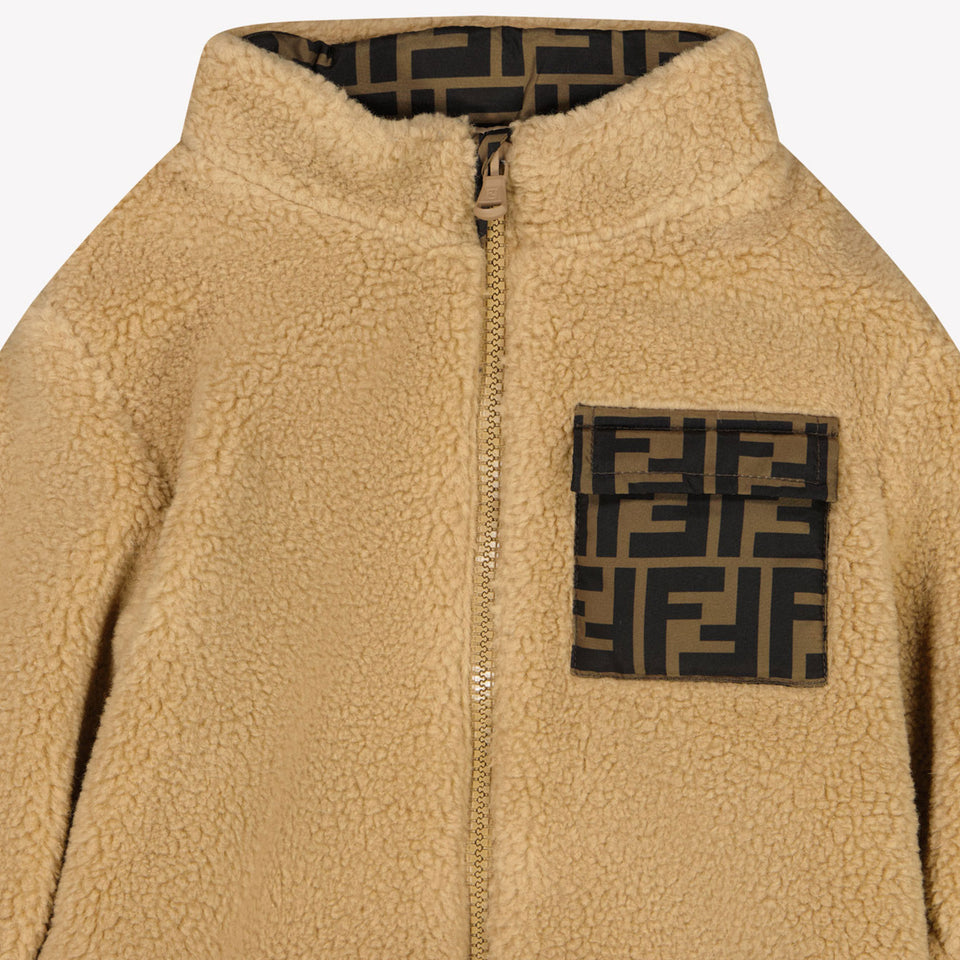 Fendi Bébé Unisexe Gilet Beige