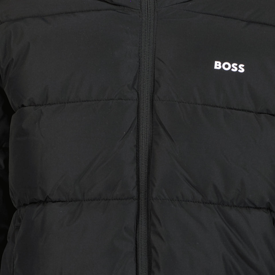 Boss Chicos Abrigo de invierno Negro