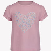 Indovina la maglietta per ragazze per bambini rosa chiaro