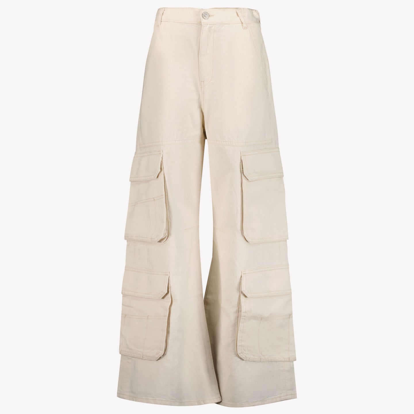 Diesel Niño Unisex Pantalones Beige claro