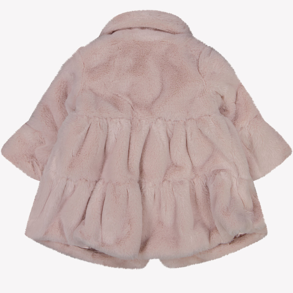 MonnaLisa Girls Faux Fur Jacket Light Pink