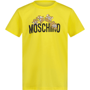 Moschino Kinder Unisex T-Shirt Gelb