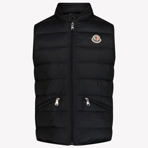 Moncler GUI Kinder Jungen Körper wärmer Schwarz