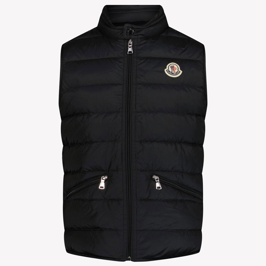 Moncler Bambini della GUI Ragazzi Calco più caldo in Nero