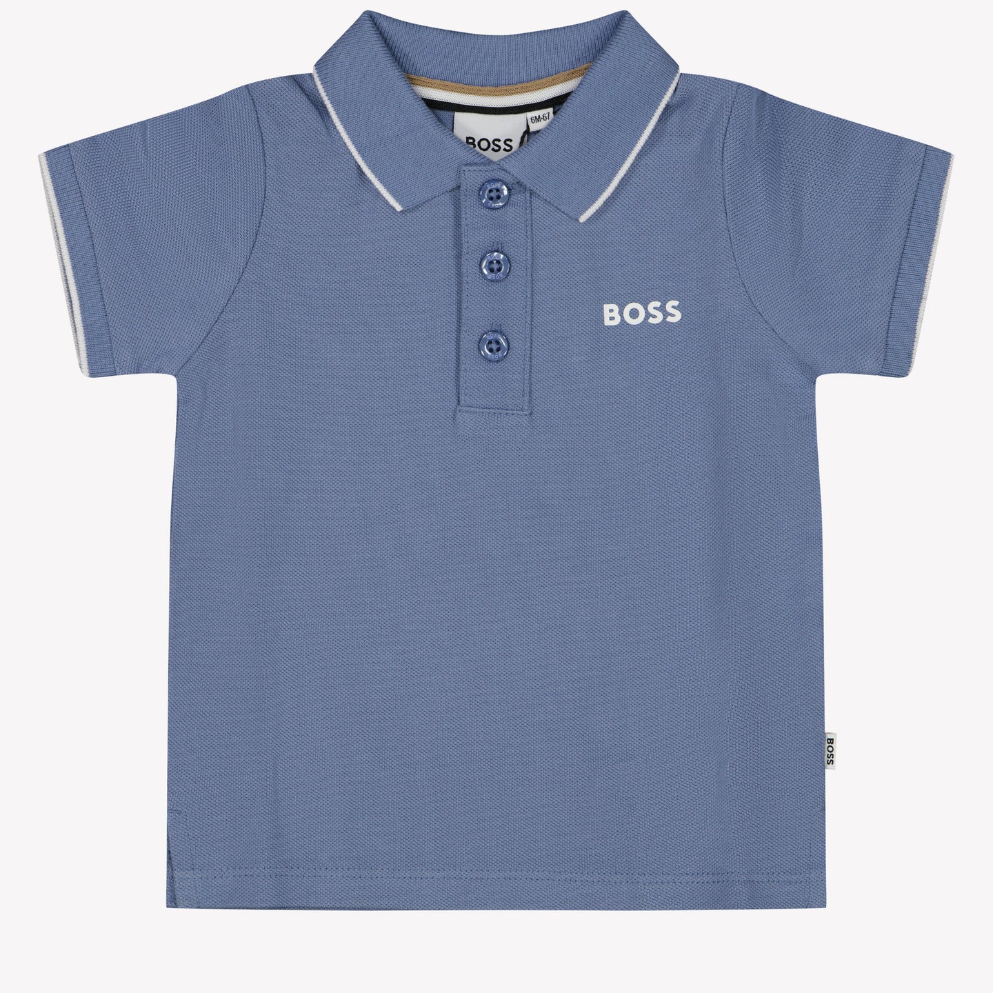 Boss Bébé Garçons Polo Bleu Clair