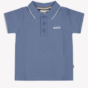 Boss Bébé Garçons Polo Bleu Clair