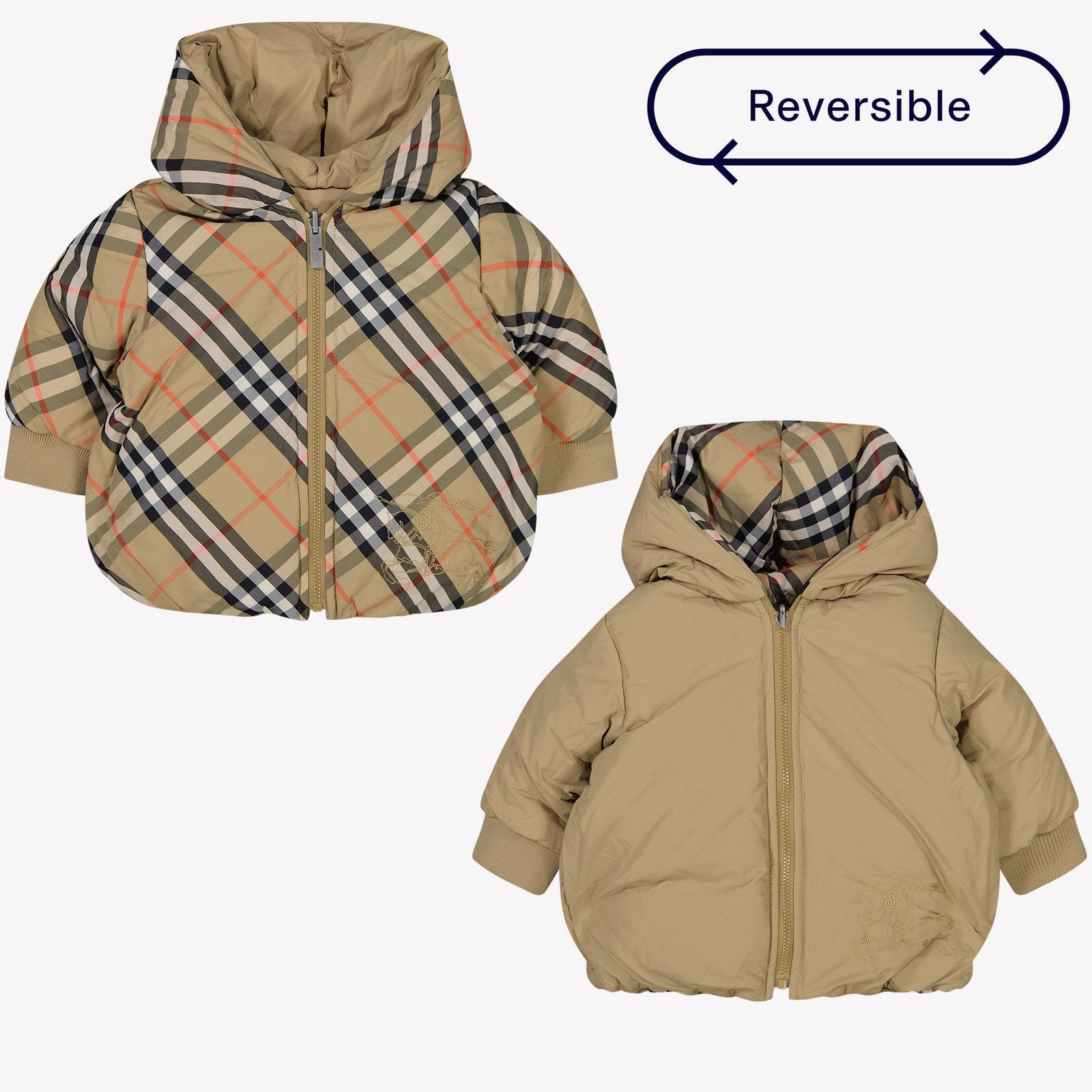 Burberry baby winter coat hotsell