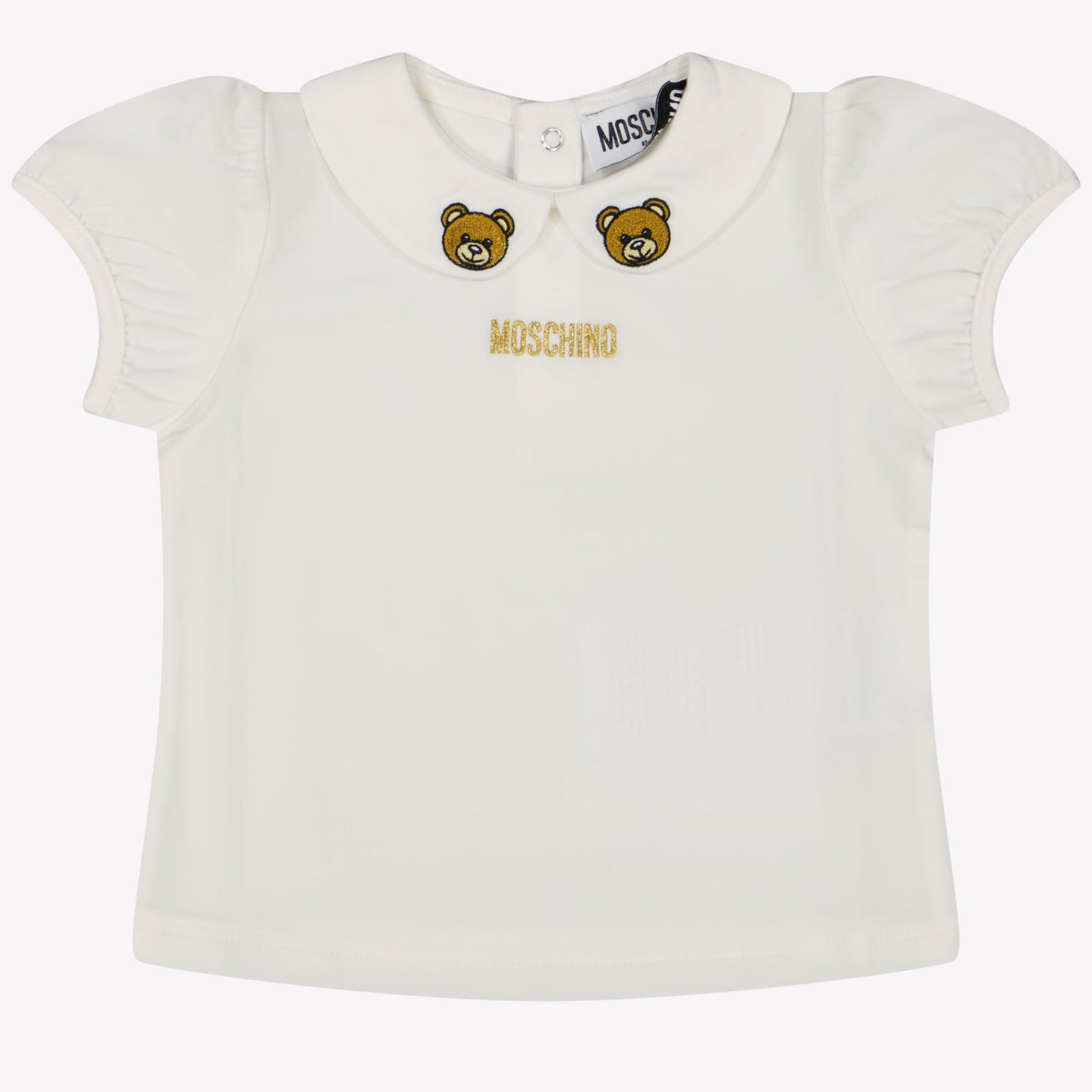 Moschino Bambino Ragazze Polo Off White