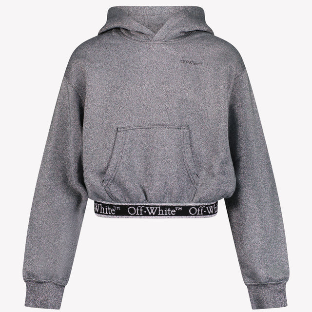 Off-White Mädchen Pullover Silber