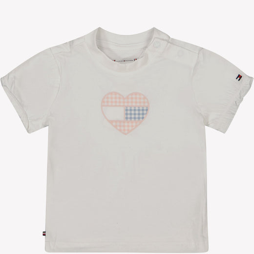 Tommy Hilfiger Baby Meisjes T-shirt Wit 56