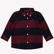 Tommy Hilfiger Bebé Chicos Blusa Burdeos