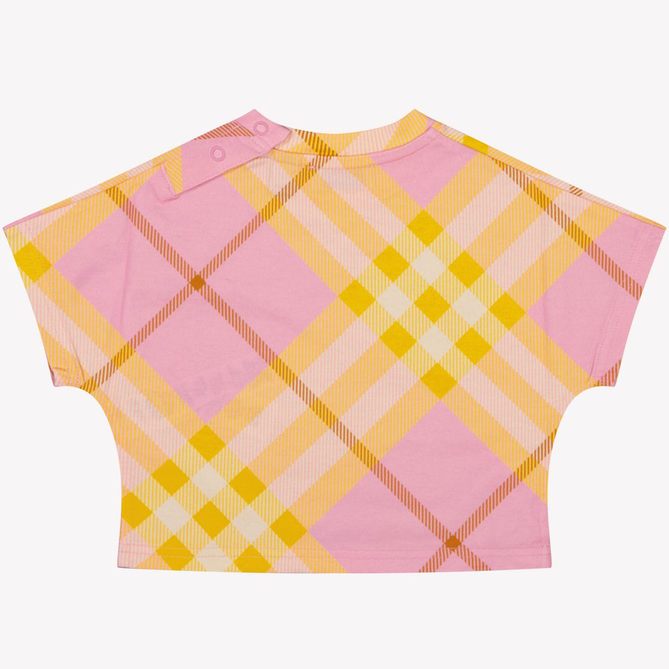 Burberry Baby Meisjes T-Shirt Roze