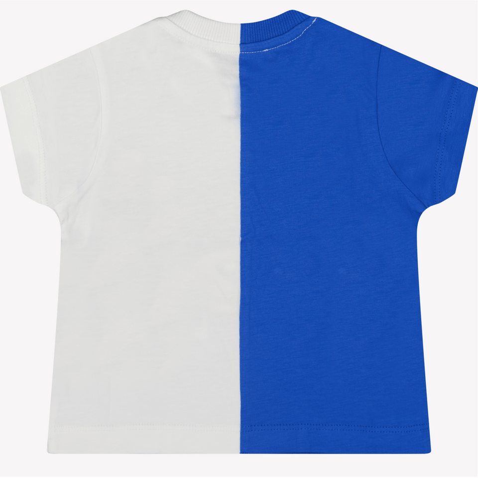 Moschino Baby Unisex T-Shirt Cobalt Blauw