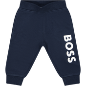 Boss Bébé Garçons Pantalon Navy
