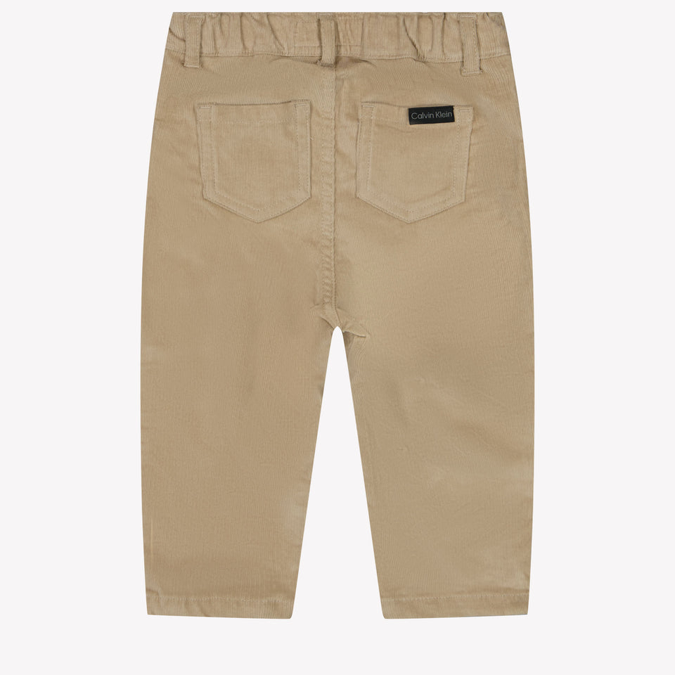 Calvin Klein Bambino Unisex Pantaloni Grigio Chiaro