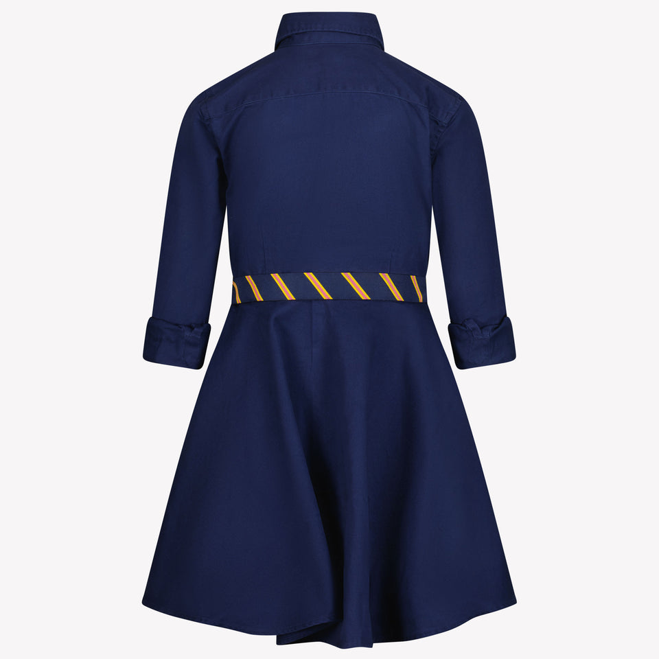 Ralph Lauren Ragazze Vestito Navy