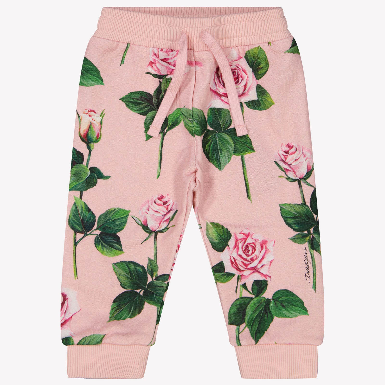 Dolce & Gabbana Baby Girls Trousers In Light Pink