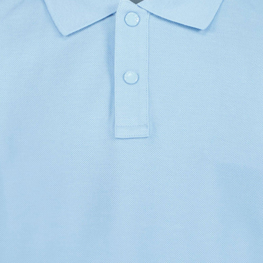 Moncler Enfant Garçons Polo Bleu Clair