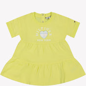 Tommy Hilfiger Baby Mädchen Kleid Gelb