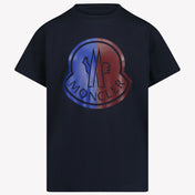 Moncler Chicos Camiseta Navy