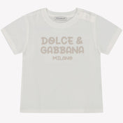 Dolce & Gabbana T-shirt de meninos do bebê fora de branco