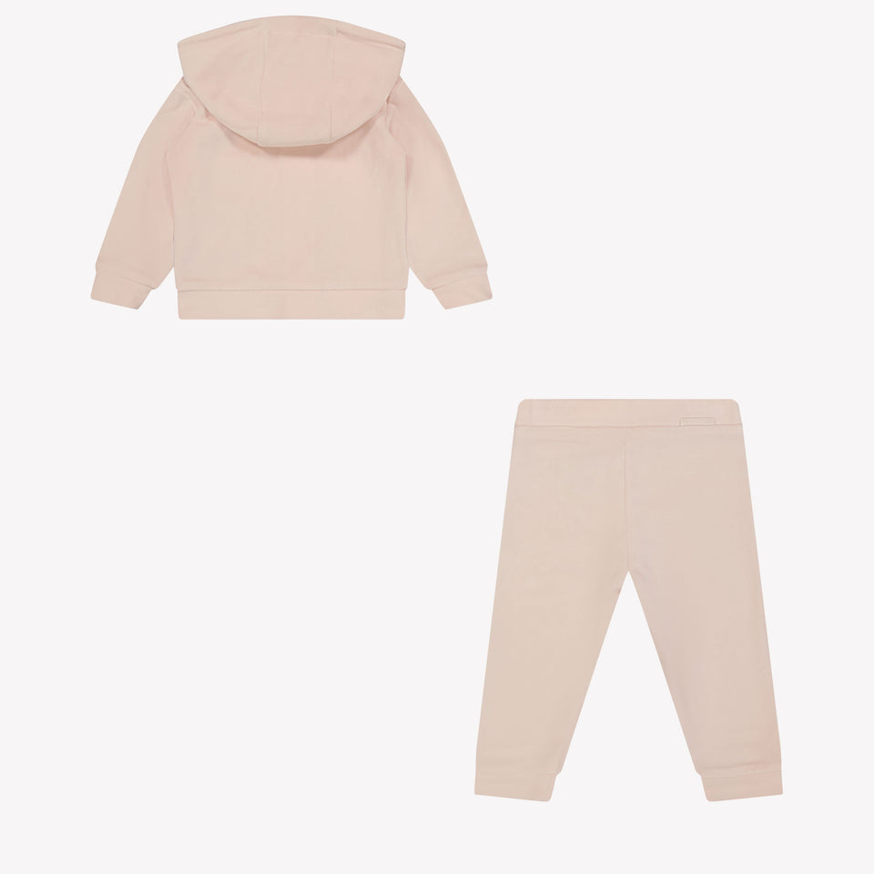 Moncler Baby Girl Traje para trotar Rosa claro