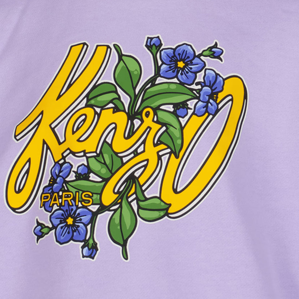 Kenzo Kids Ragazze Maglione Lilla