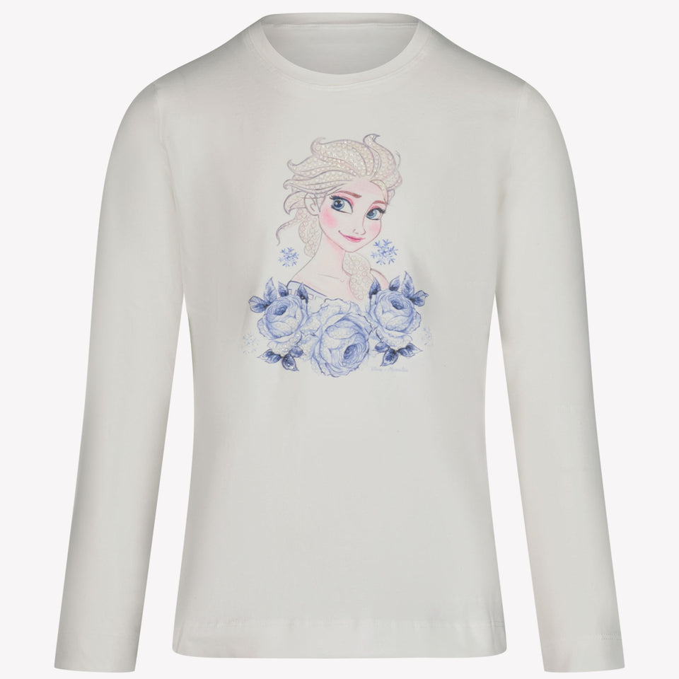 MonnaLisa Chicas Camiseta Blanco Roto