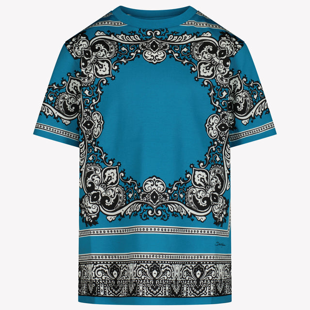 Dolce & Gabbana Kids Boys T-Shirt in Turquoise