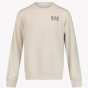Chłopięcy sweter EA7 w kolorze beżowym