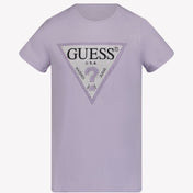 Gissa barnflickor t-shirt lilac