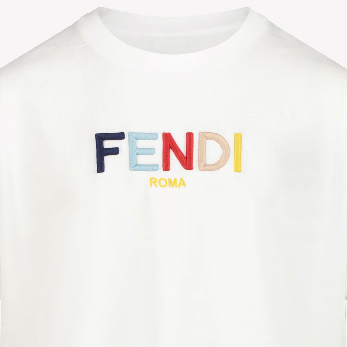 Fendi Kinder Unisex T-Shirt Weiß