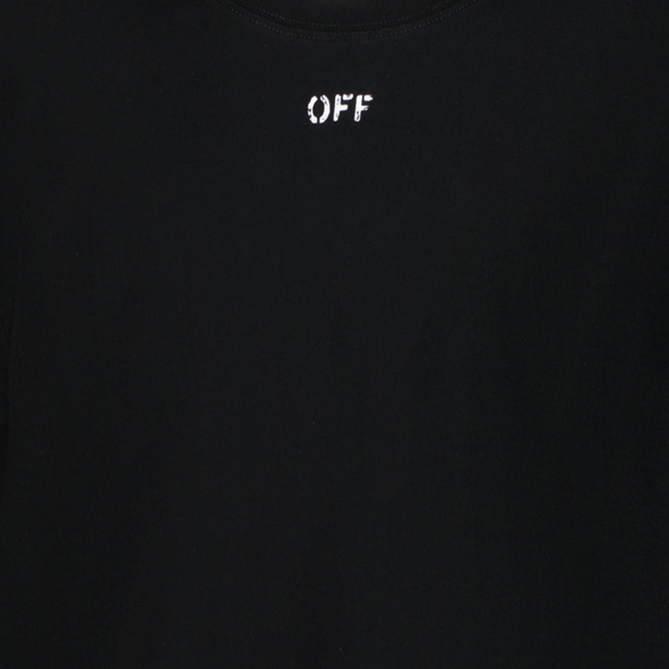 Off-White Camiseta de chicos Black