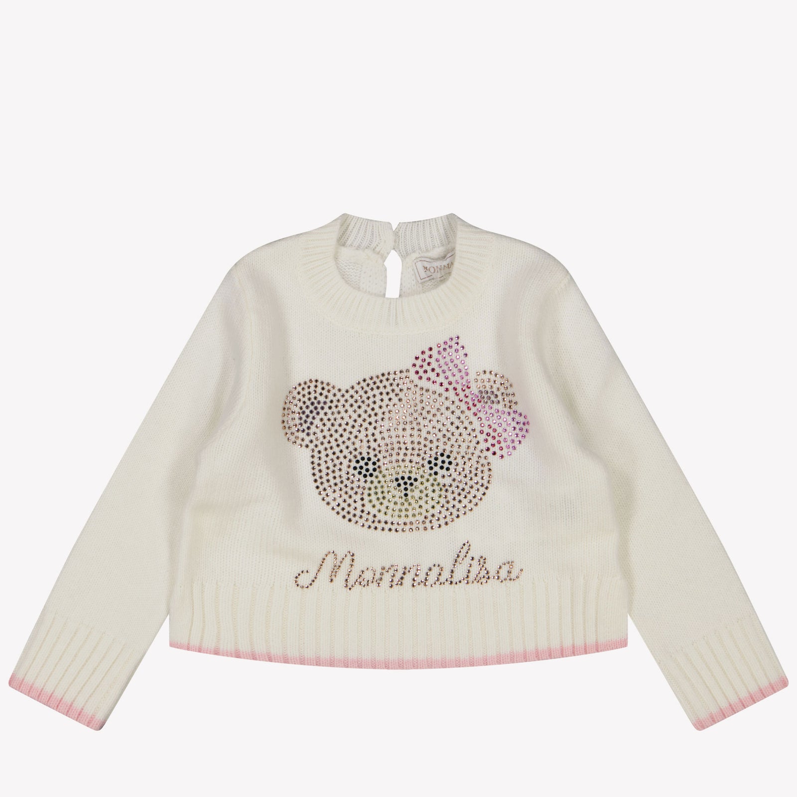 MonnaLisa Baby Mädchen Pullover von Weiß