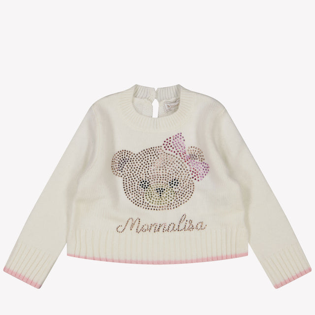 MonnaLisa Bambino Ragazze Maglione Off White