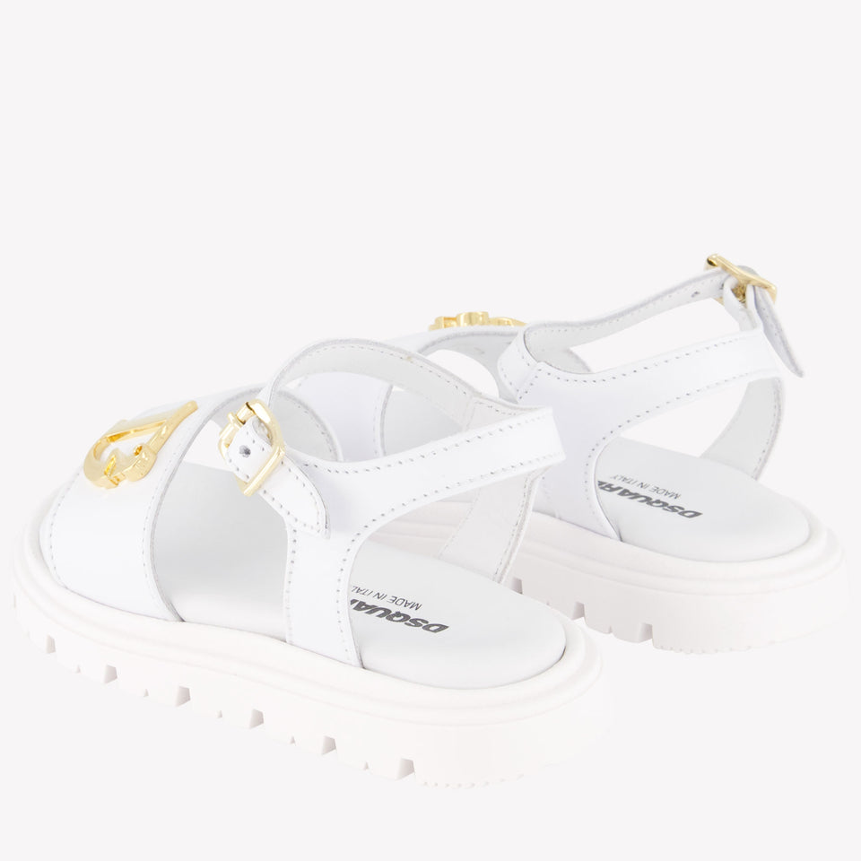 Dsquared2 Filles Sandales Blanc