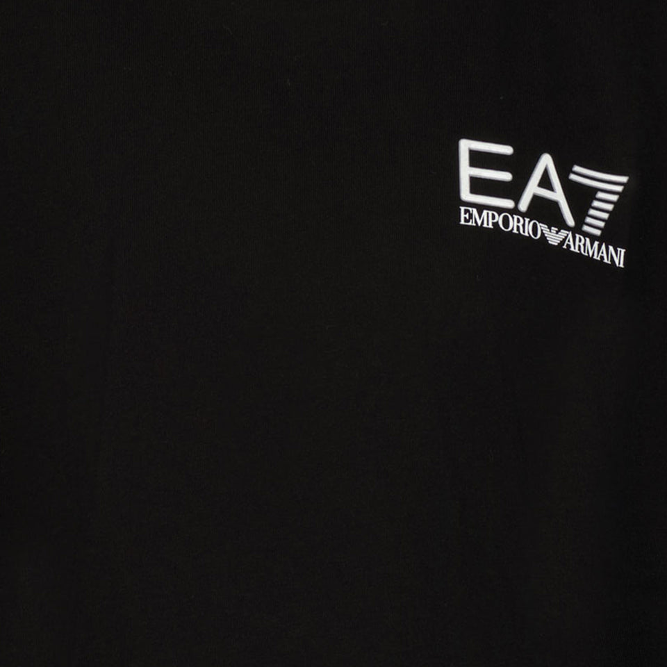 EA7 Chicos Camiseta Negro