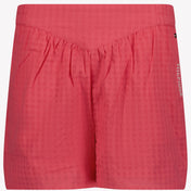 Tommy hilfiger garotas shorts rosa